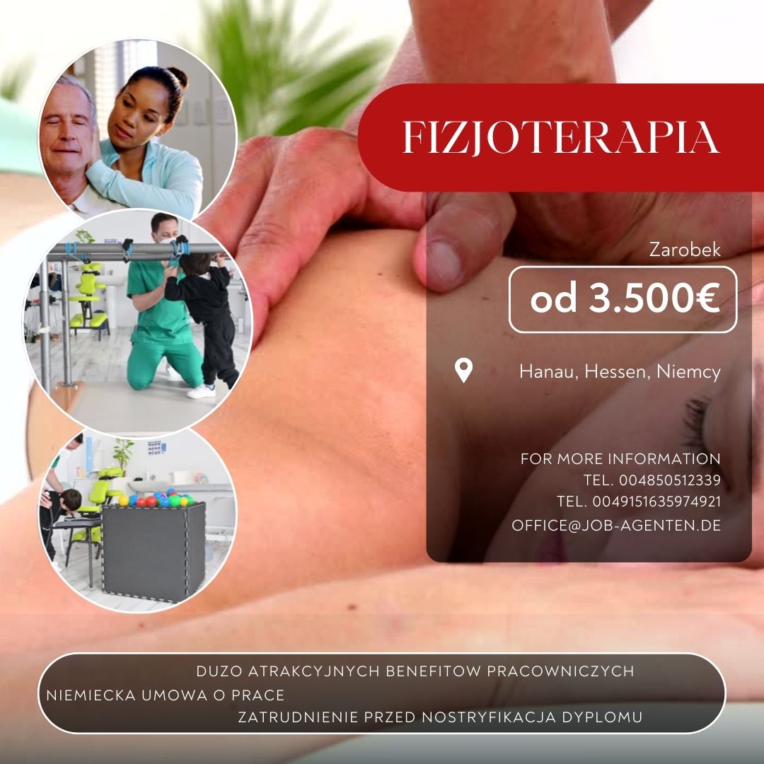 Praca dla fizjoterapeuty w Hannau Hessen