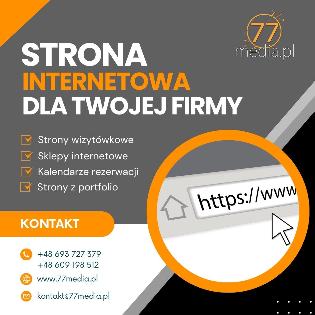 Rozwijaj firmę z nowoczesną stroną internetową, która działa za Ciebie!